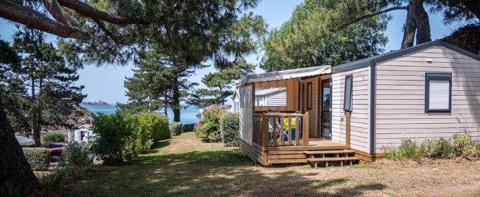 Camping avec accès direct plage Bretagne